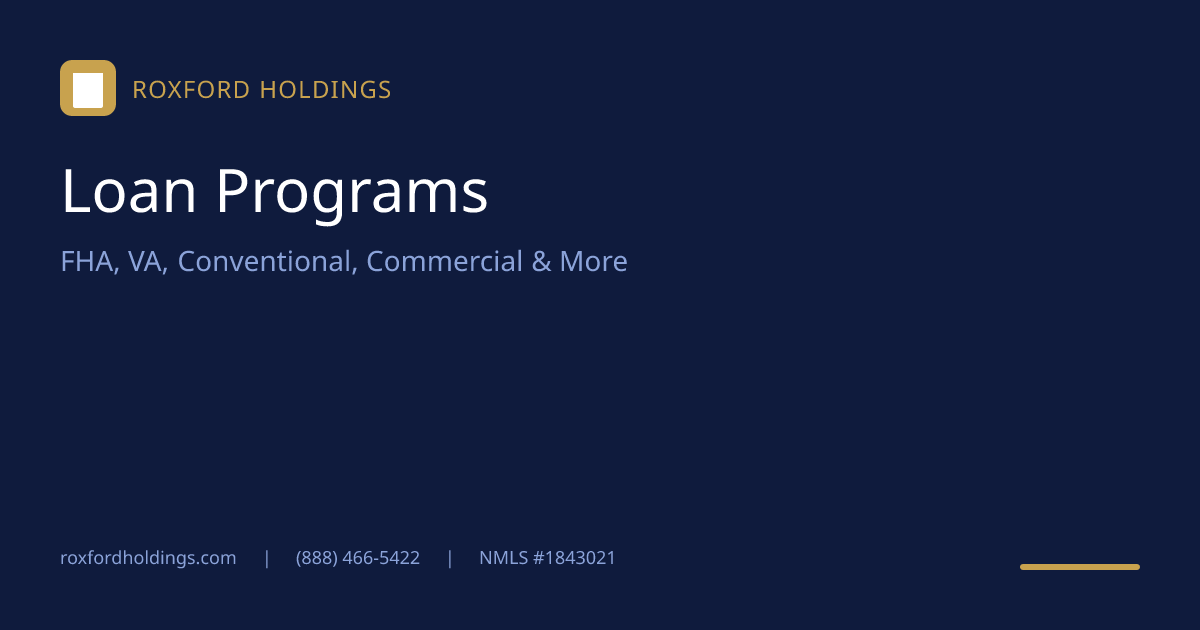 All Loan Programs page thumbnail