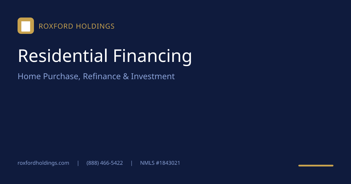Residential Financing page thumbnail